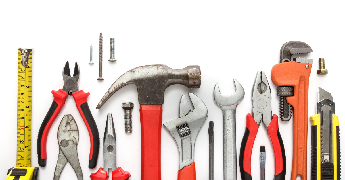 Tools page front view tools