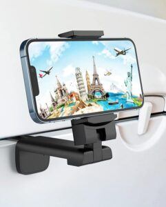front view seat back phone holder