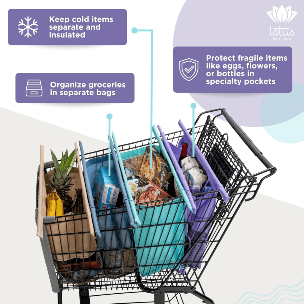 Reusable shopping totes have gained popularity for several reasons. First and foremost, they are a durable and long-lasting option.