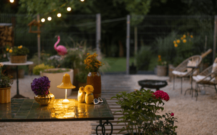 view of backyard oasis