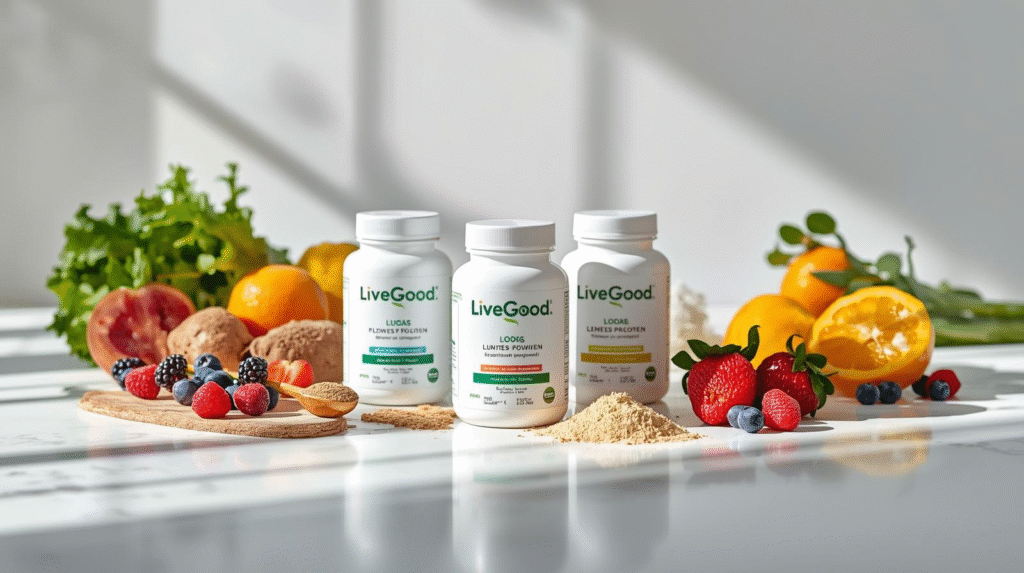 LiveGood Supplements product lineup – organic wellness made affordable
