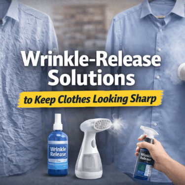 Wrinkle-release solutions for removing wrinkles from clothes quickly
